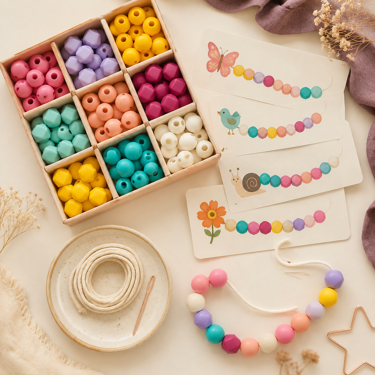Kids Safe Beading Kit